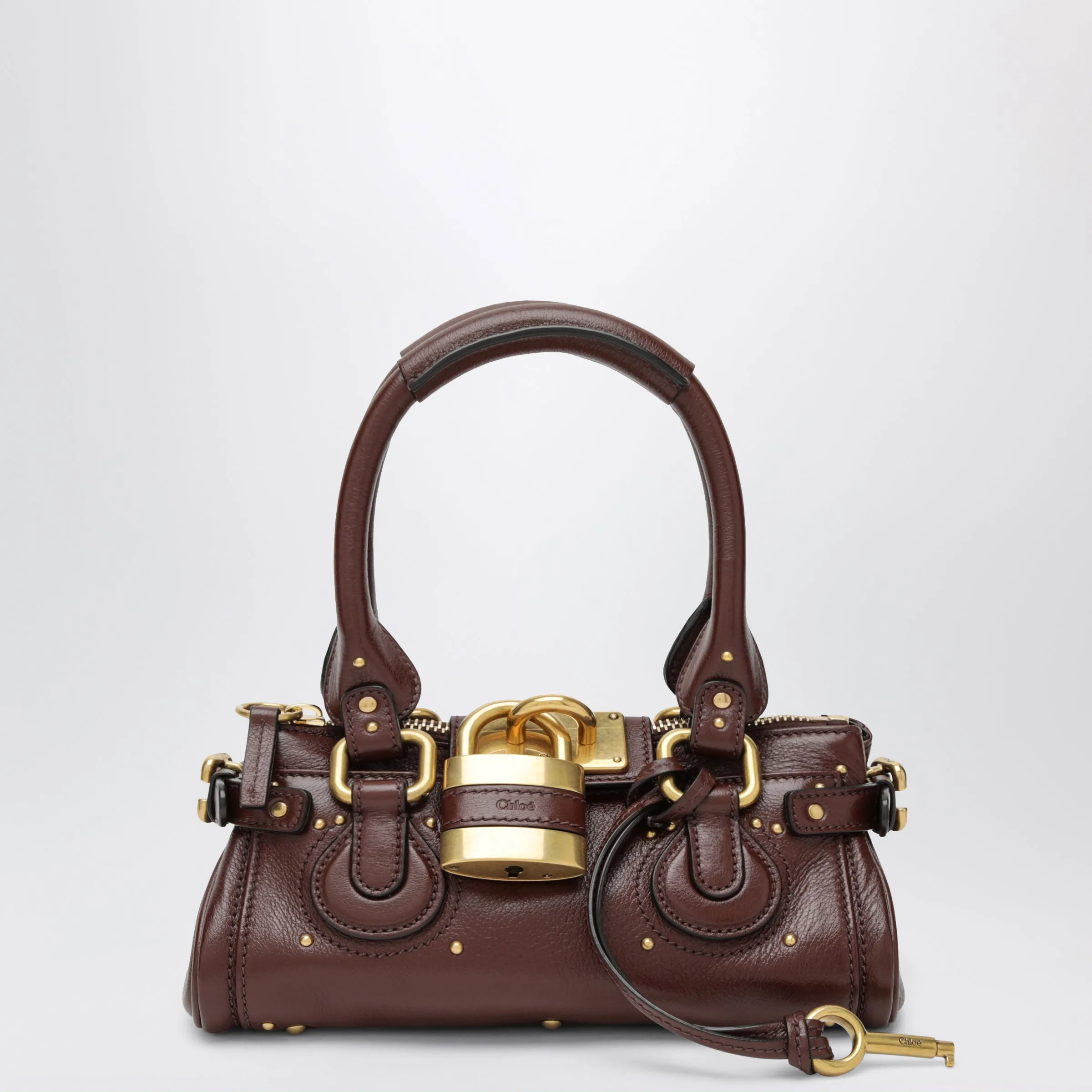 Small Brown Leather Paddington Bag sold by Wanan Luxury