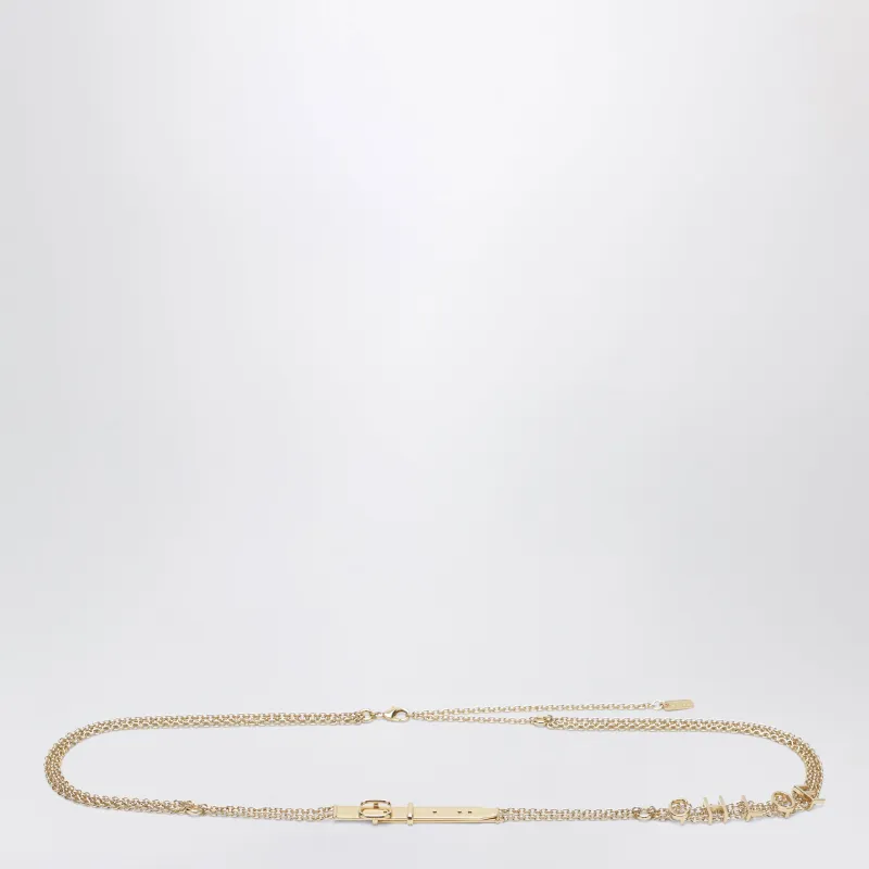 Gold-Tone Belt With Logo Lettering made by Chloe