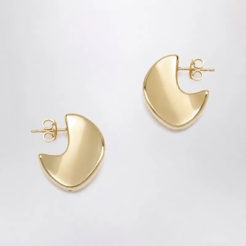 Gold-Plated Sterling Silver Earrings made by Bottega Veneta