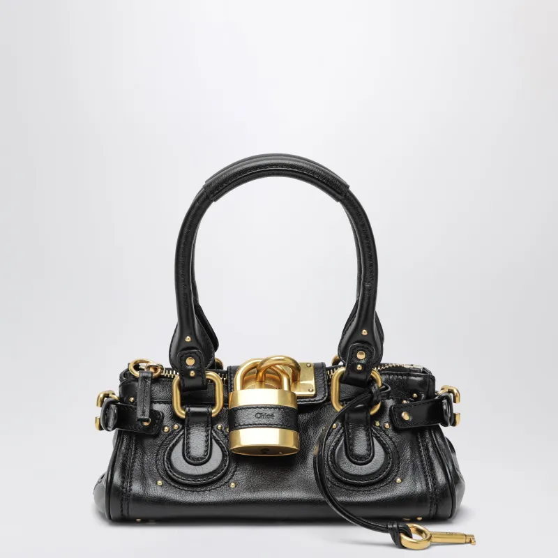 Small Black Paddington Leather Bag made by Chloe