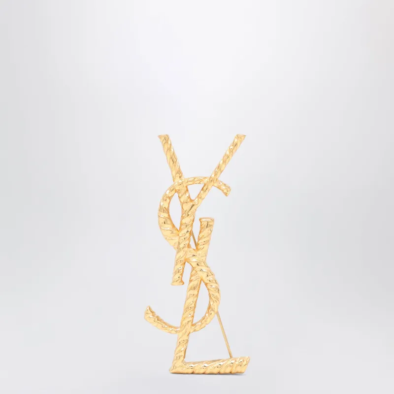 Cassandre Brooch In Gold-Plated Metal made by Yves Saint Laurent