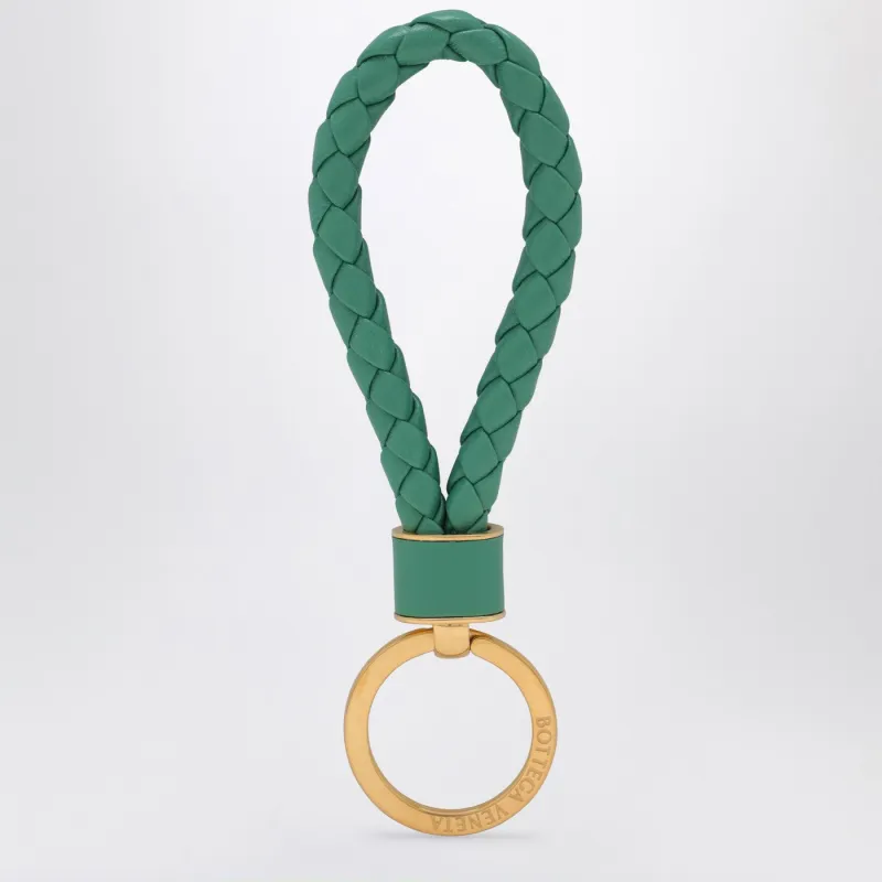 Mermaid Keyring In Woven Leather made by Bottega Veneta