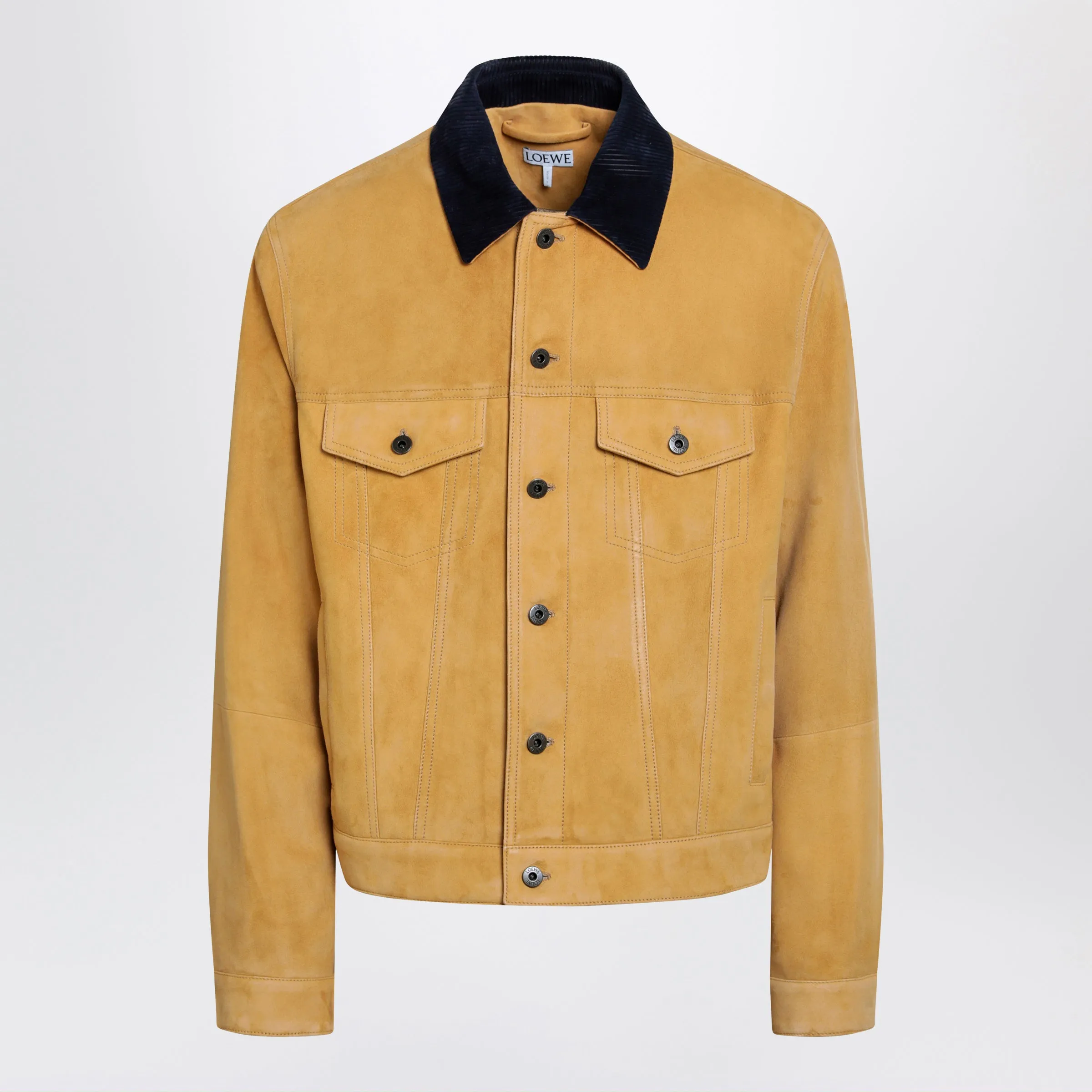 Camel-Coloured Suede Jacket sold by Wanan Luxury