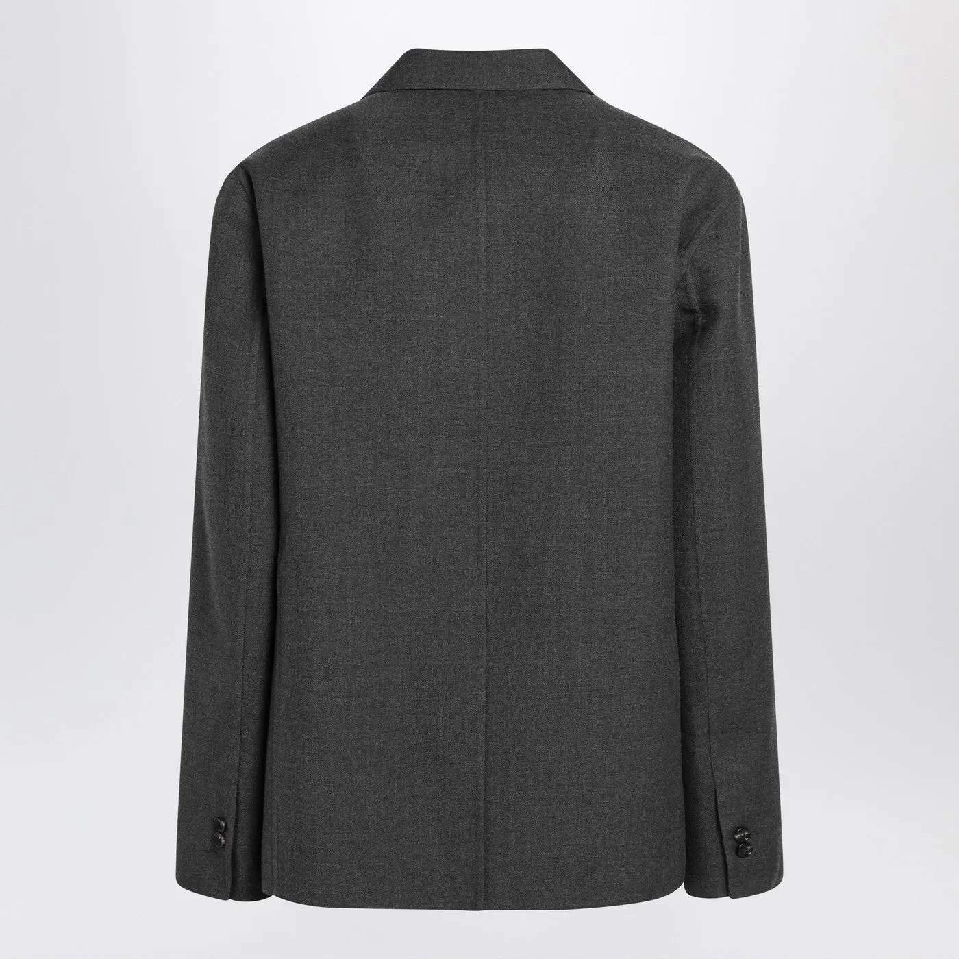 Grey Double-Breasted Wool Jacket sold by Wanan Luxury product image thumbnail 2