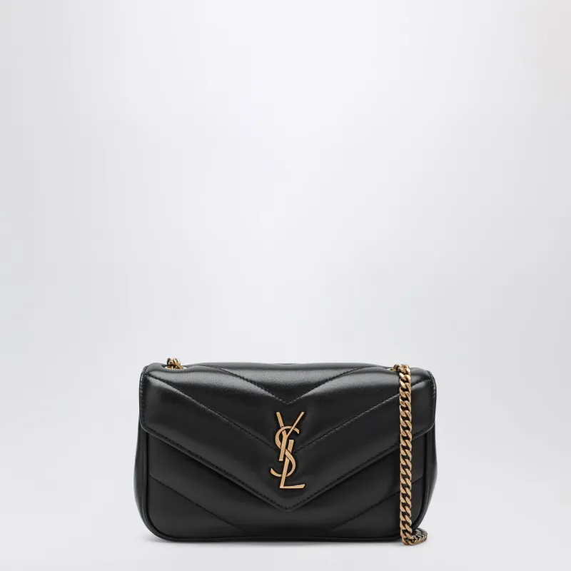 Lou Lou Mini Black Leather Bag made by Yves Saint Laurent