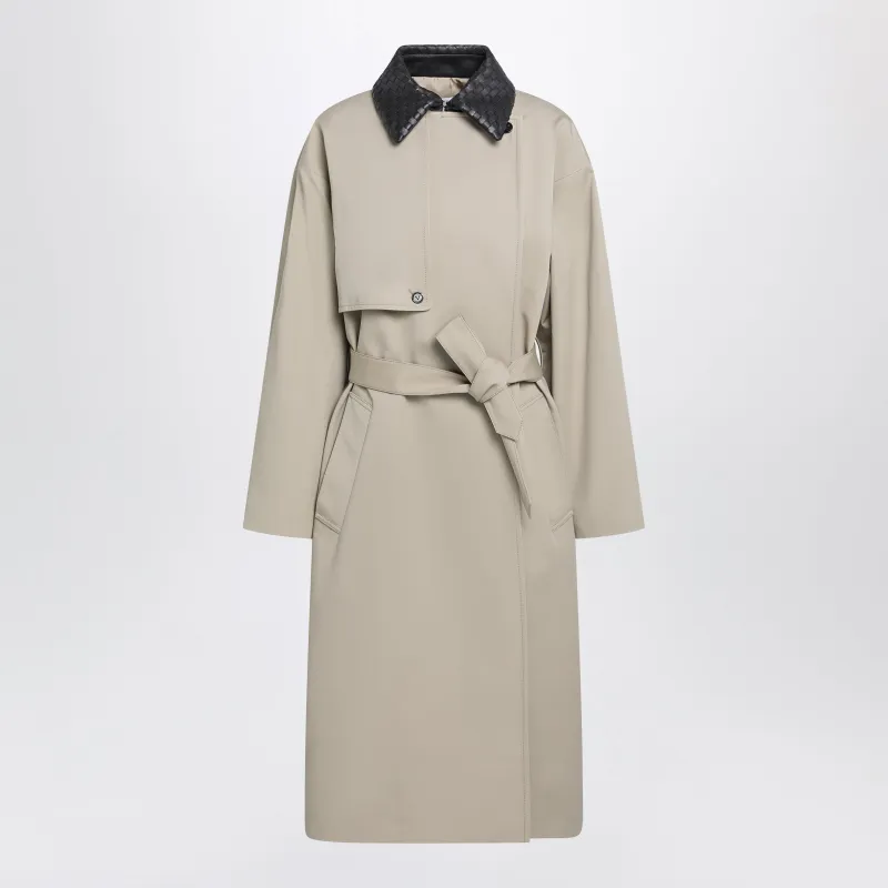 Sahara Cotton Trench Coat made by Bottega Veneta
