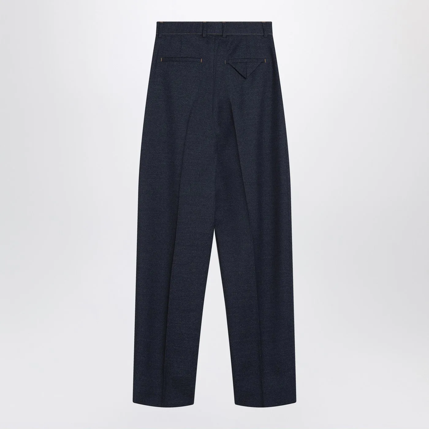 Dark Indigo Pants In Wool Blend sold by Wanan Luxury product image thumbnail 2