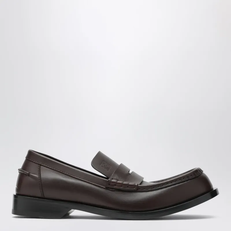 Bobine Loafers In Shiny Calfskin, Dark Brown made by Loewe