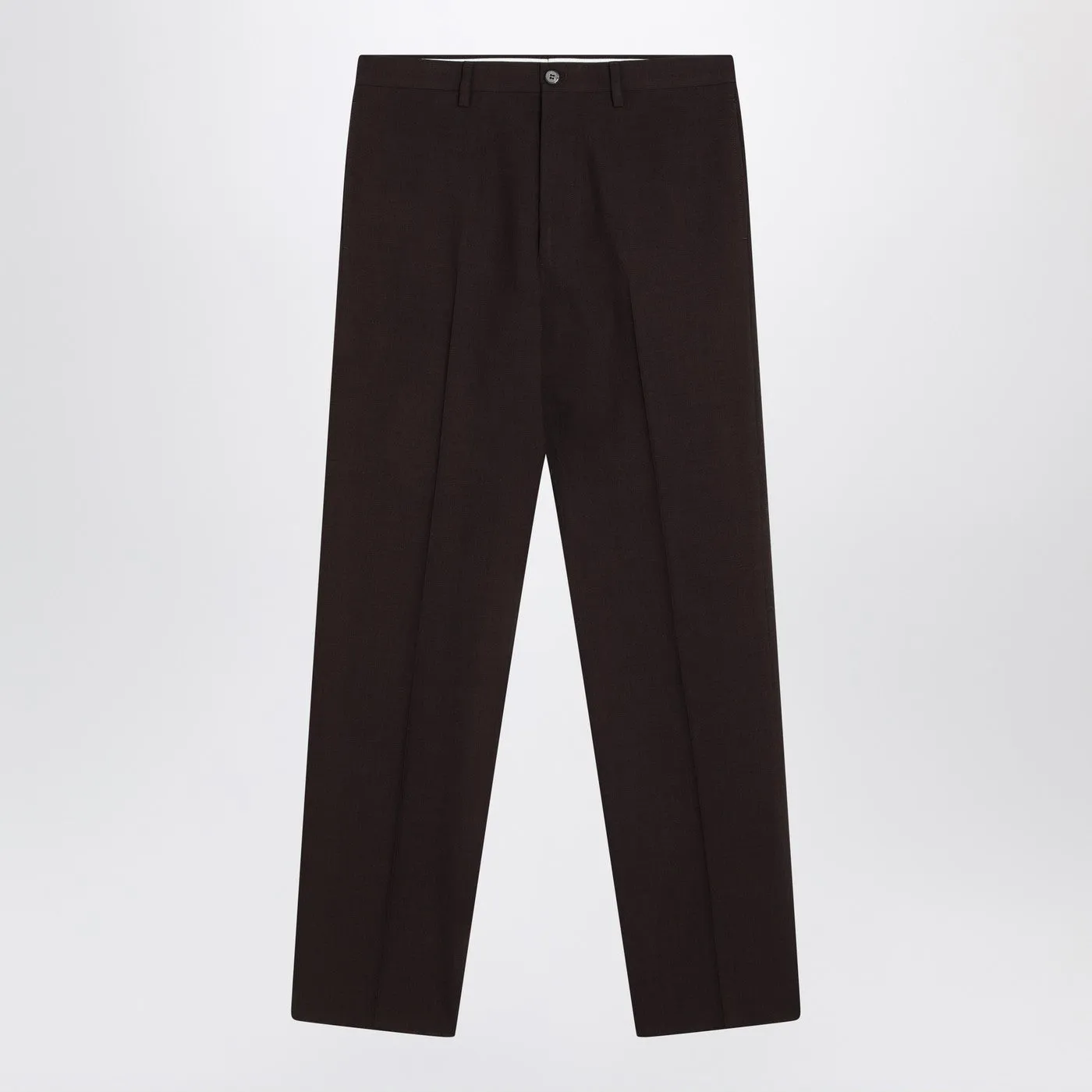 Brown Wool Trousers sold by Wanan Luxury