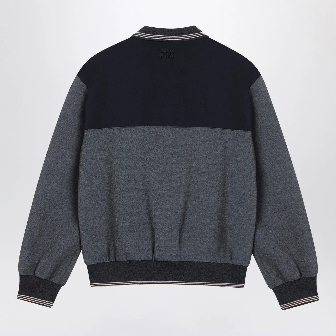 Sweatshirt With Zip Anthracite/Blue sold by Wanan Luxury product image thumbnail 2