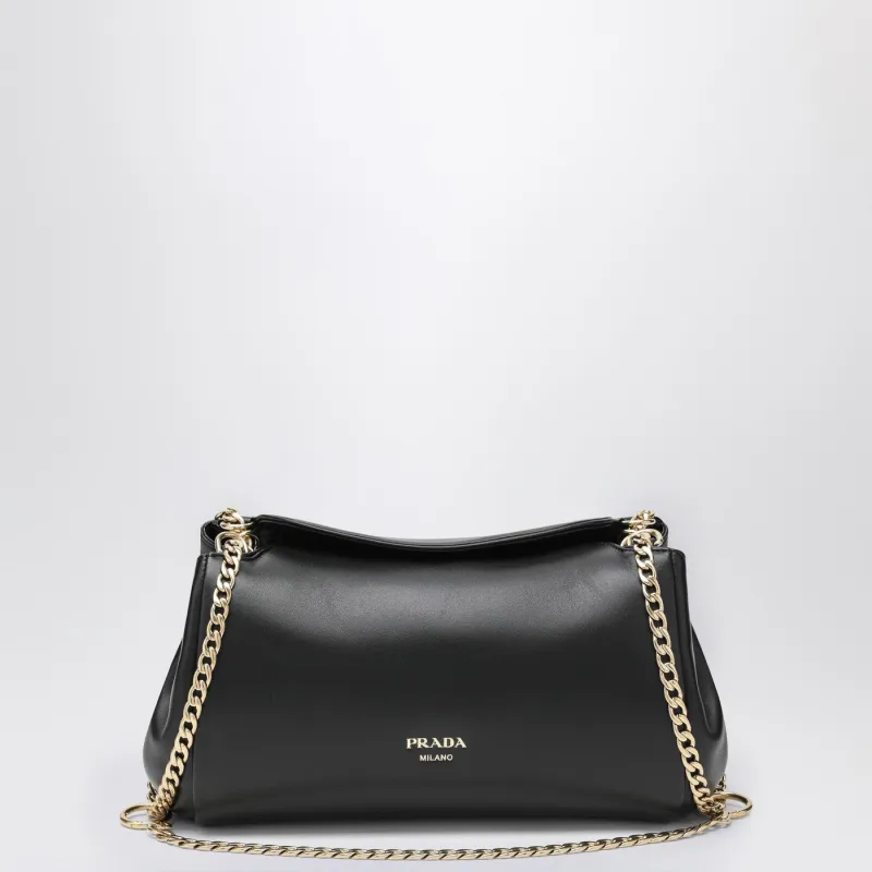 Small Black Nappa Tumult Bag made by Prada