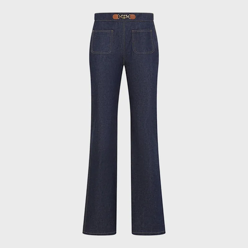 Dark Blue Denim Jeans made by Celine
