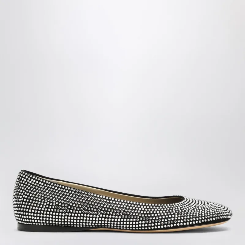 Ballerina Toy Black Leather And Rhinestones made by Loewe