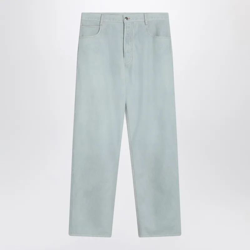 Light Blue Straight Leg Jeans made by Bottega Veneta