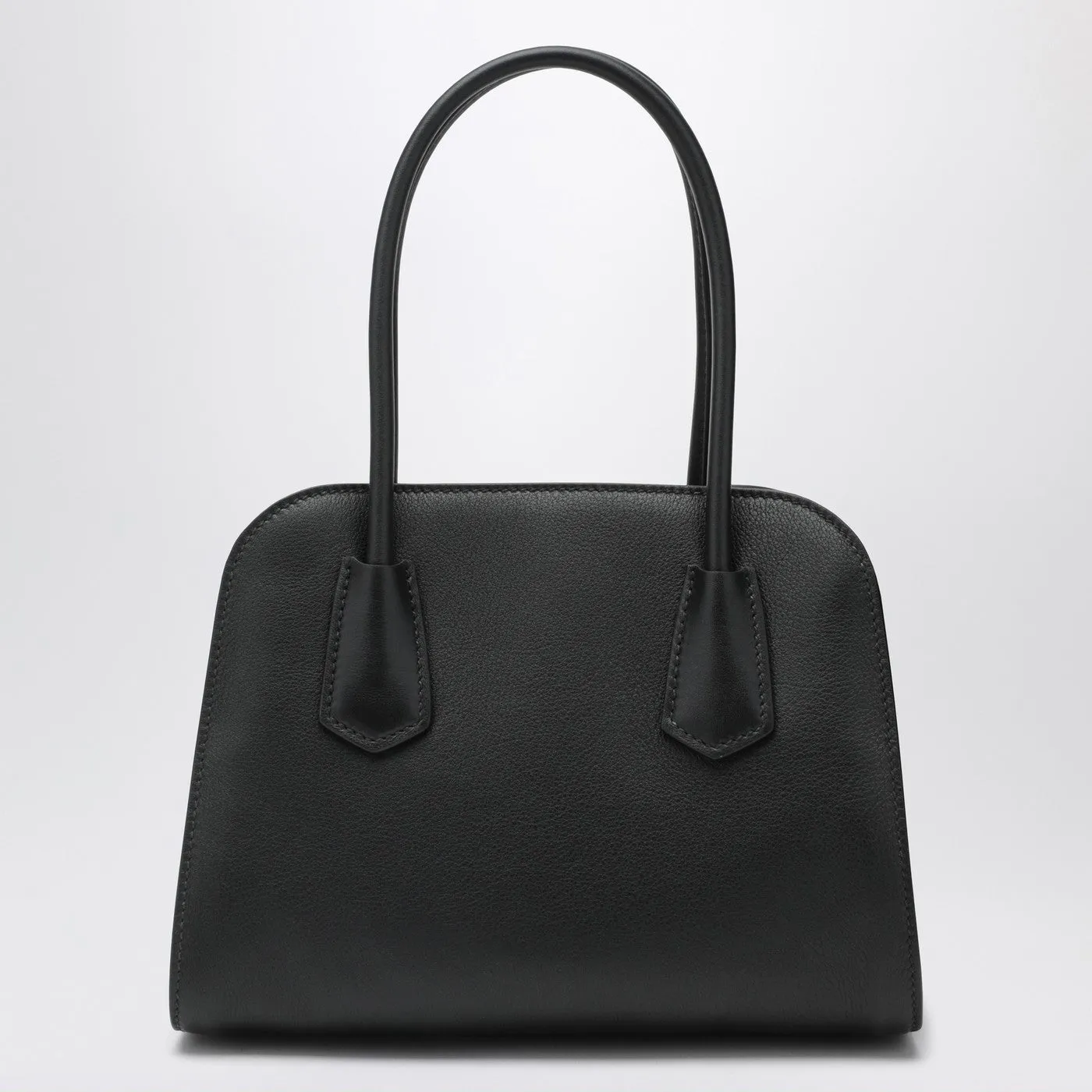 Medium Shopping Bag In Black Leather sold by Wanan Luxury product image thumbnail 2