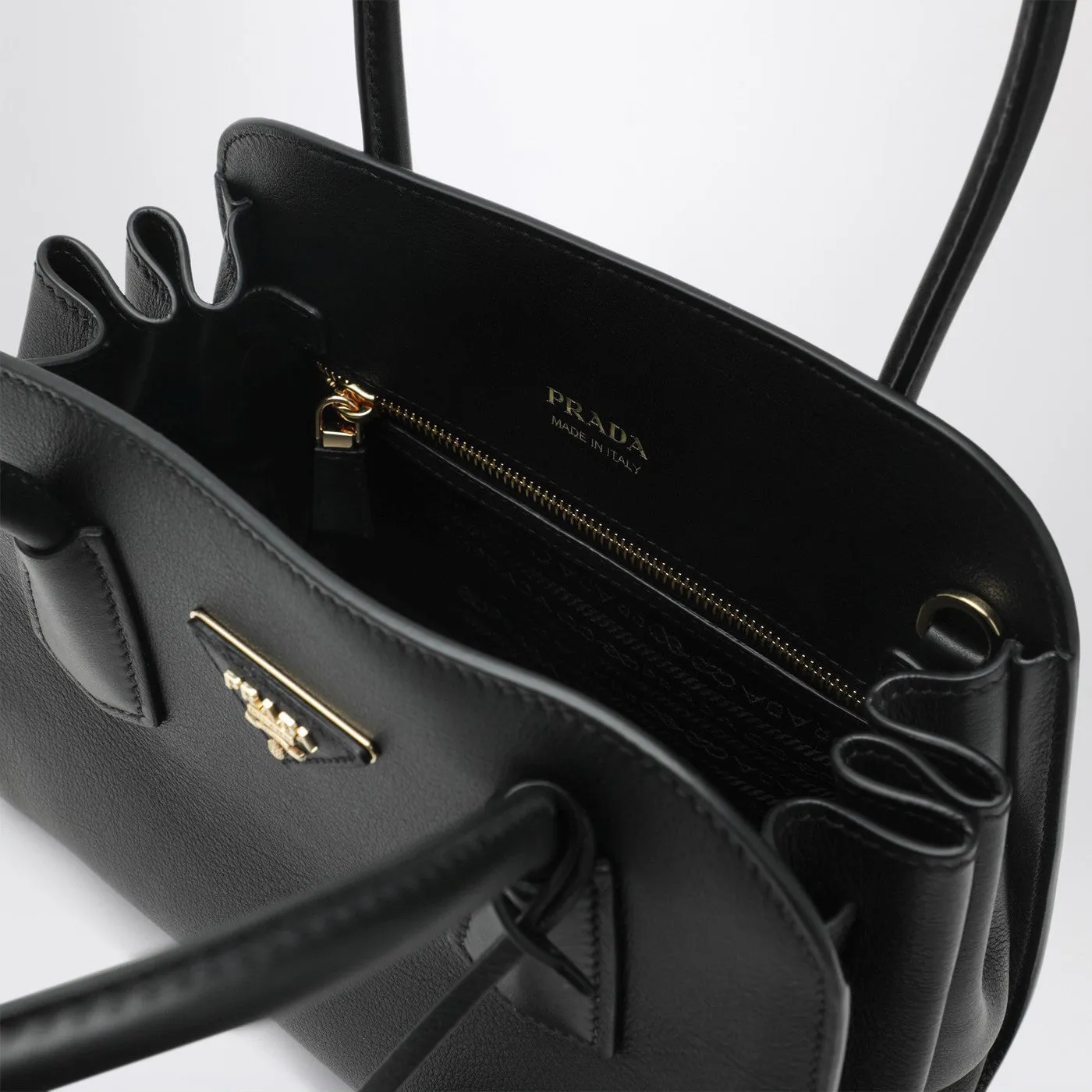 Medium Shopping Bag In Black Leather sold by Wanan Luxury product image thumbnail 3