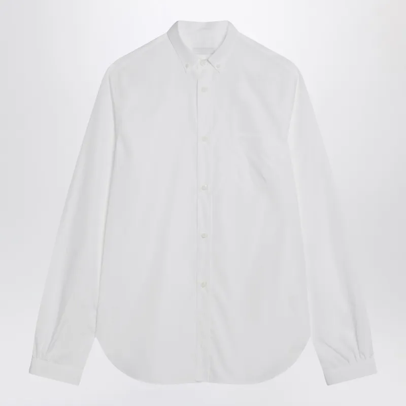 White Cotton Shirt made by Prada