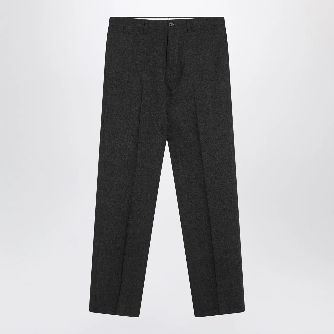 Anthracite Grey Wool Trousers sold by Wanan Luxury