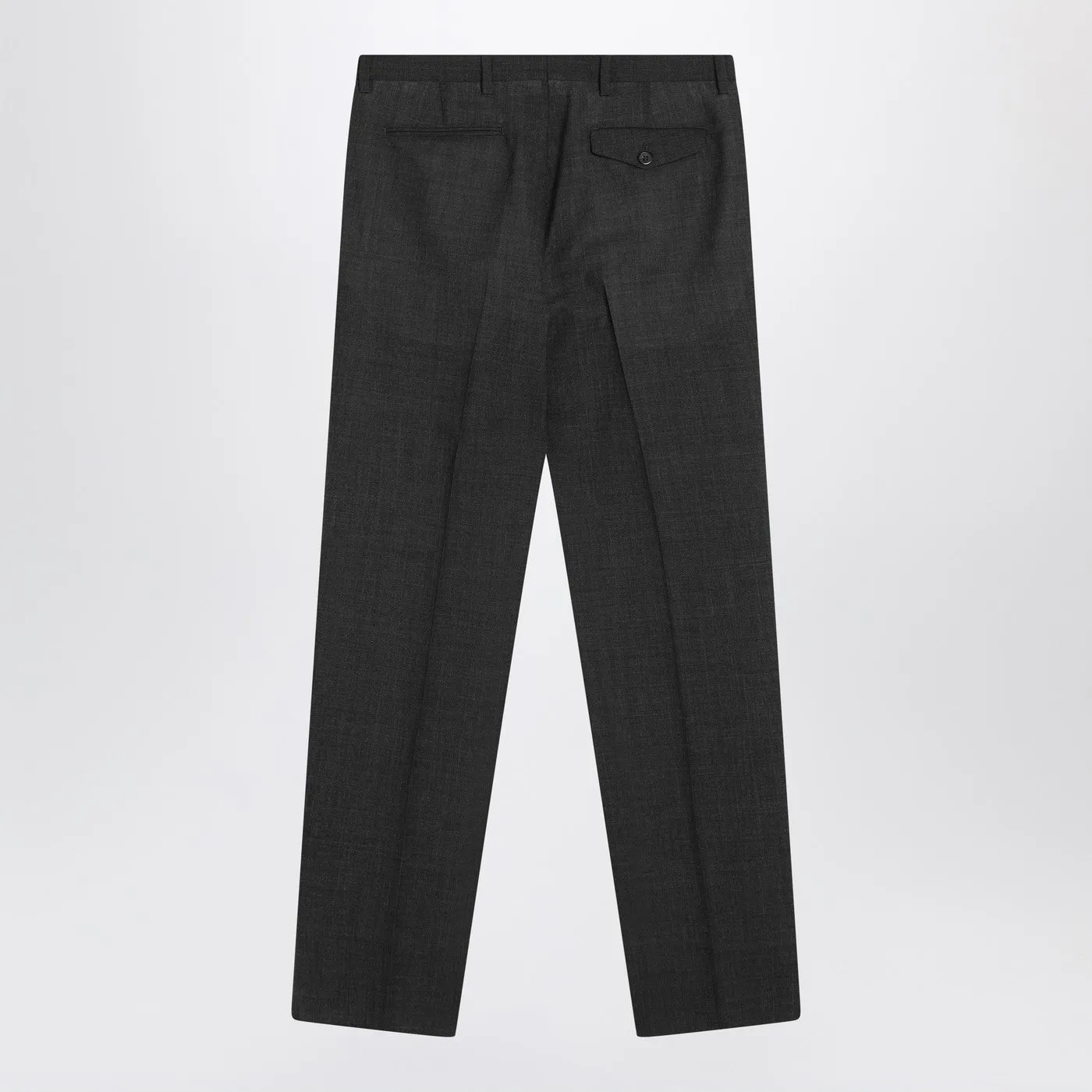 Anthracite Grey Wool Trousers sold by Wanan Luxury product image thumbnail 2