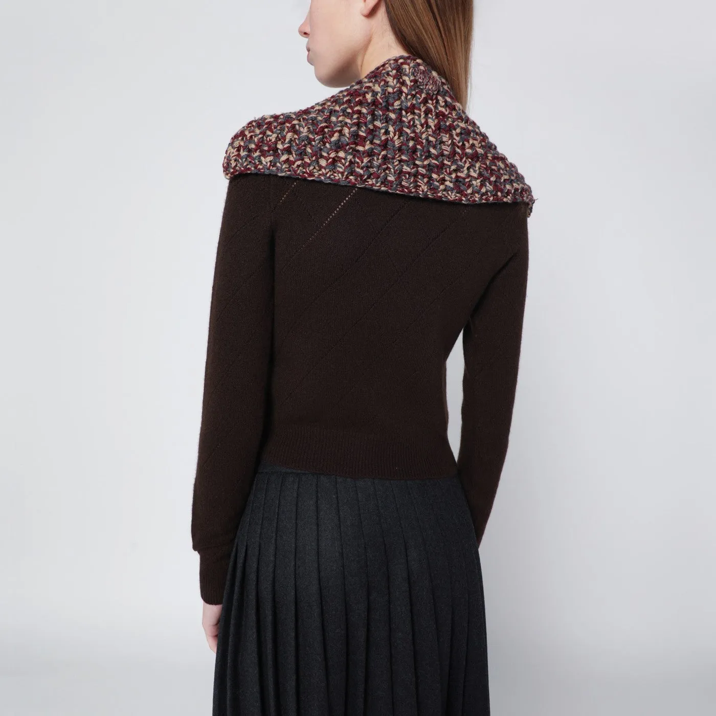 Wool And Cashmere Knit Collar sold by Wanan Luxury product image thumbnail 2