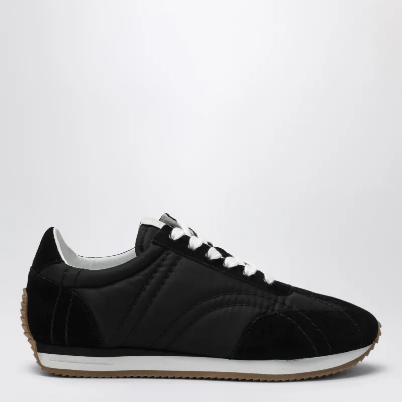Black Sneakers In Suede And Fabric made by Toteme