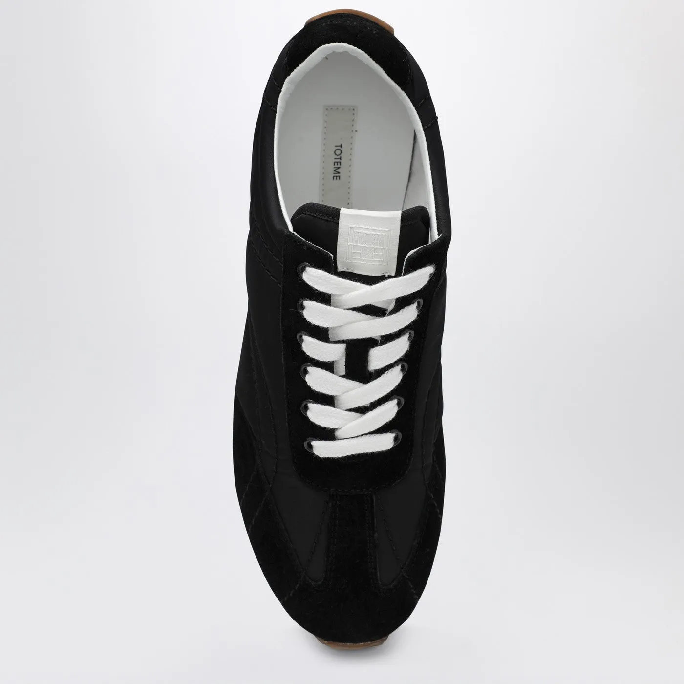 Black Sneakers In Suede And Fabric sold by Wanan Luxury product image thumbnail 3