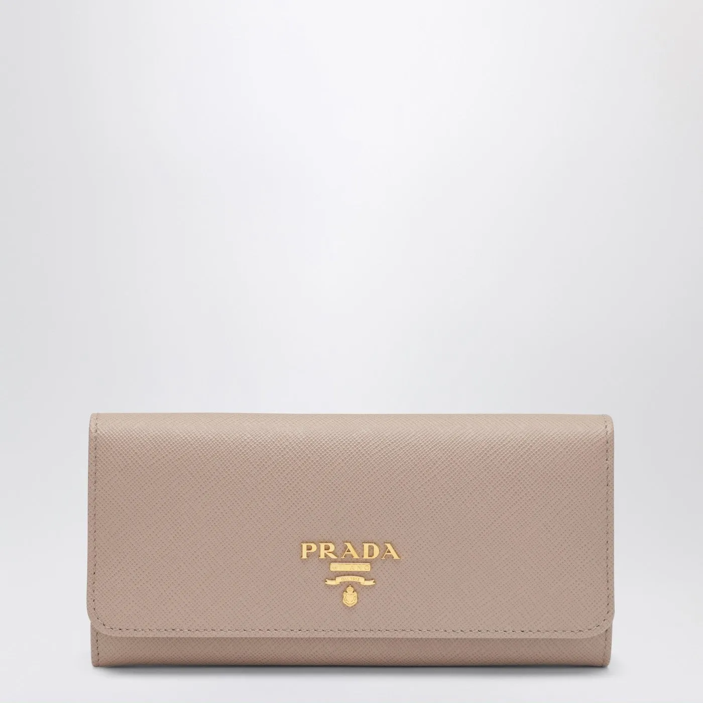 Saffiano Wallet In Powder Pink And Gold sold by Wanan Luxury