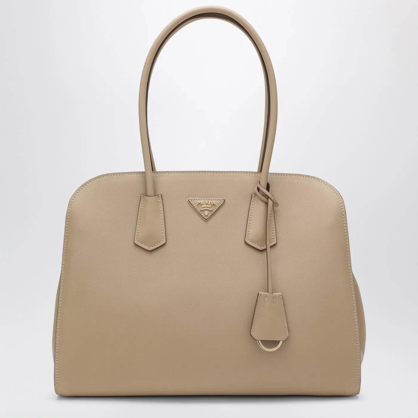 Large Sand-Colored Leather Shopping Bag sold by Wanan Luxury