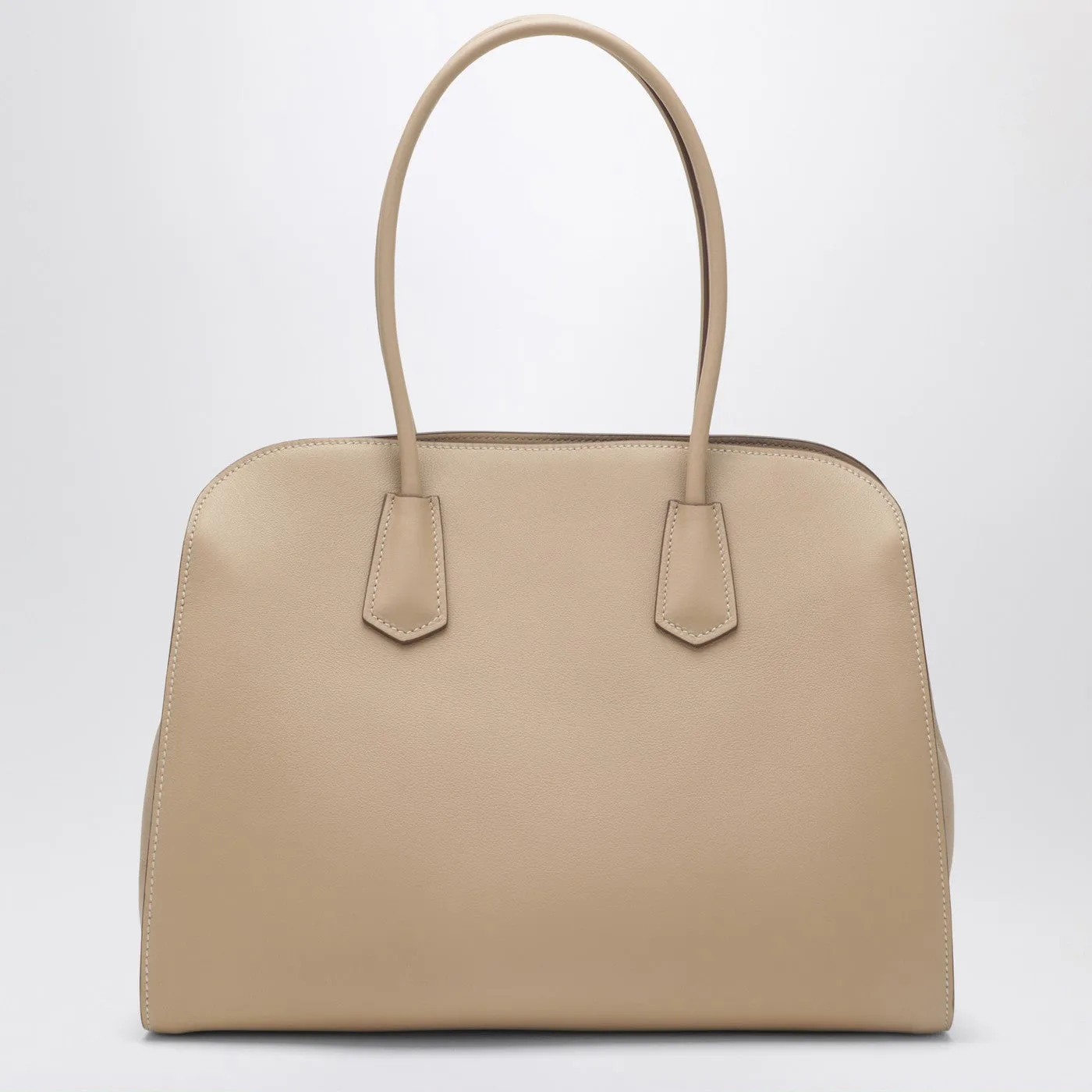 Large Sand-Colored Leather Shopping Bag sold by Wanan Luxury product image thumbnail 2