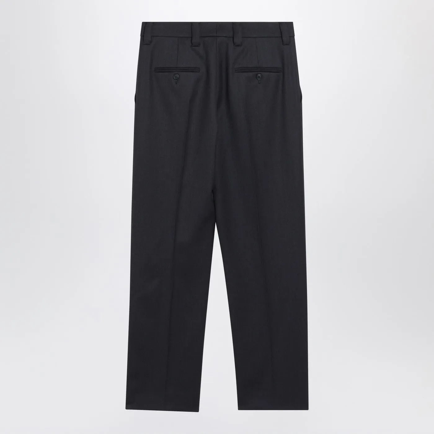 Anthracite Grey Wool Trousers sold by Wanan Luxury product image thumbnail 2