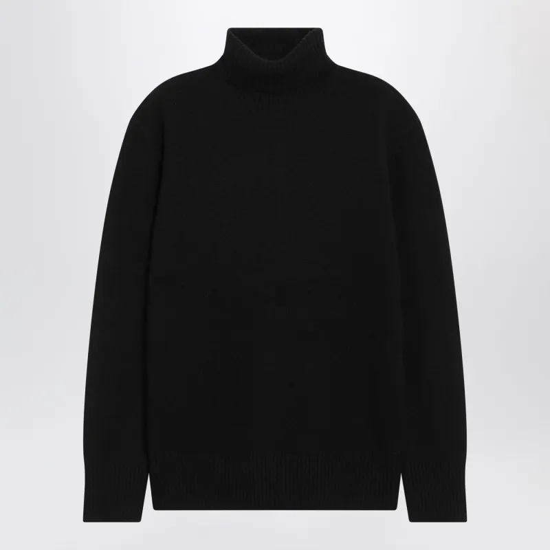 Black Cashmere Turtleneck made by Toteme