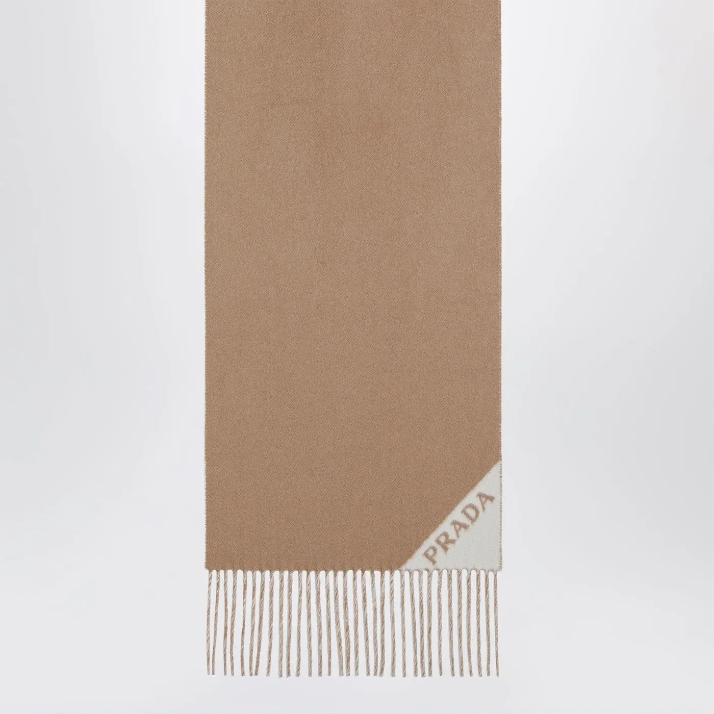 Beige Double Cashmere Scarf sold by Wanan Luxury product image thumbnail 2