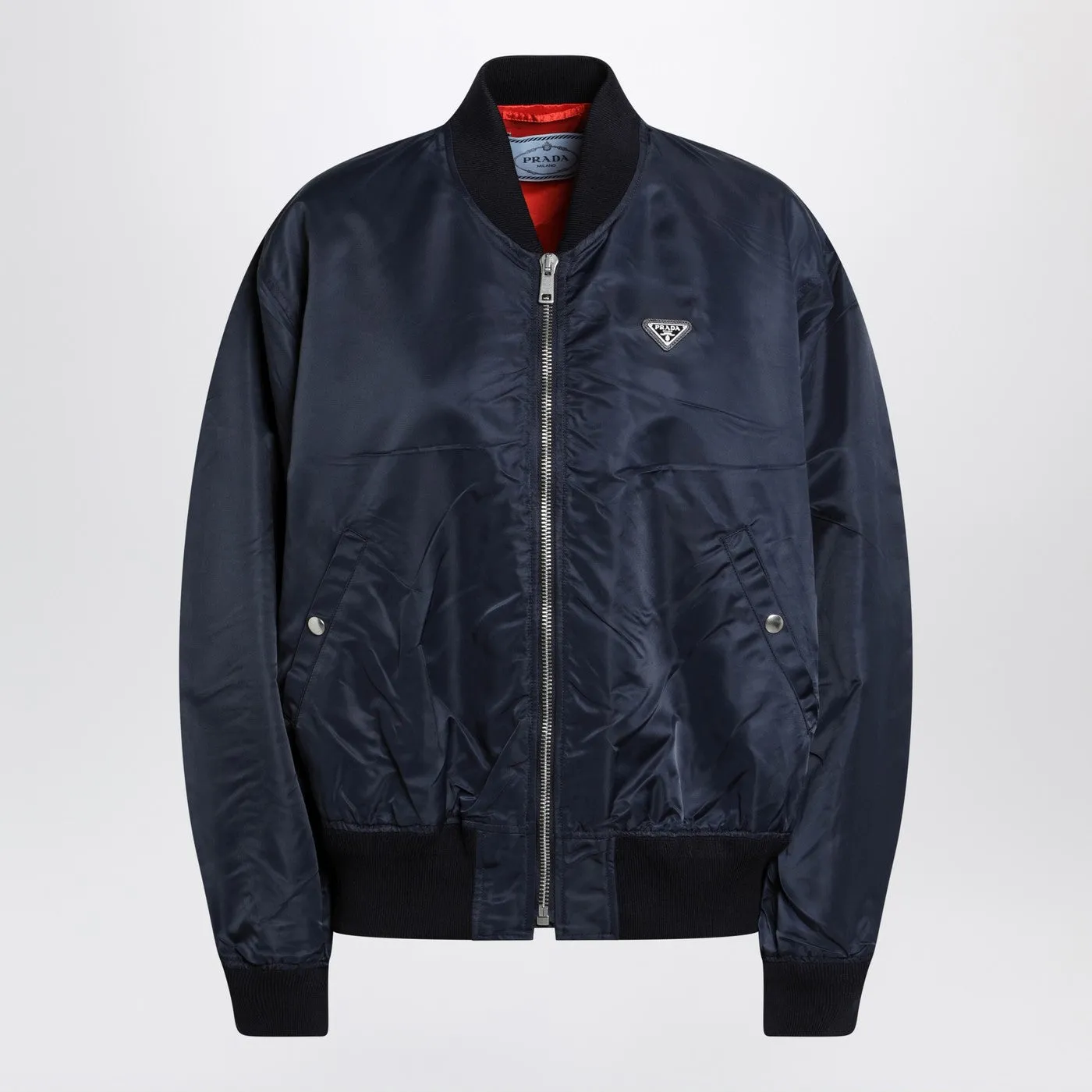 Blue Re-Nylon Bomber Jacket sold by Wanan Luxury