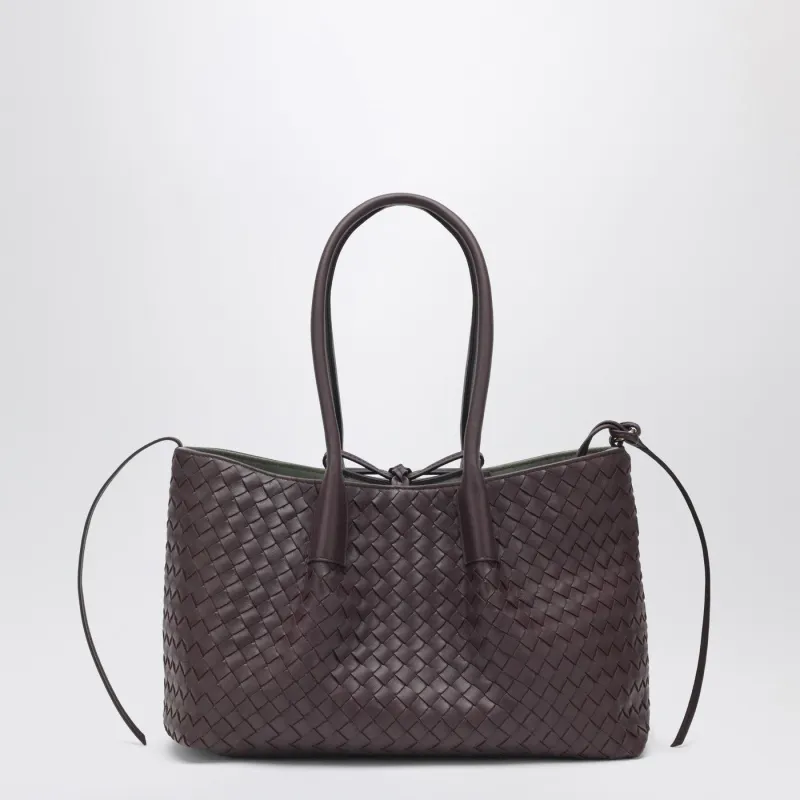 Pinacoteca Medium Bag Barolo/Pine Green made by Bottega Veneta