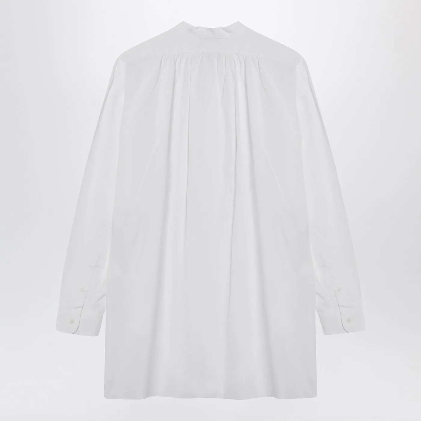 White Cotton Canvas Shirt sold by Wanan Luxury product image thumbnail 2