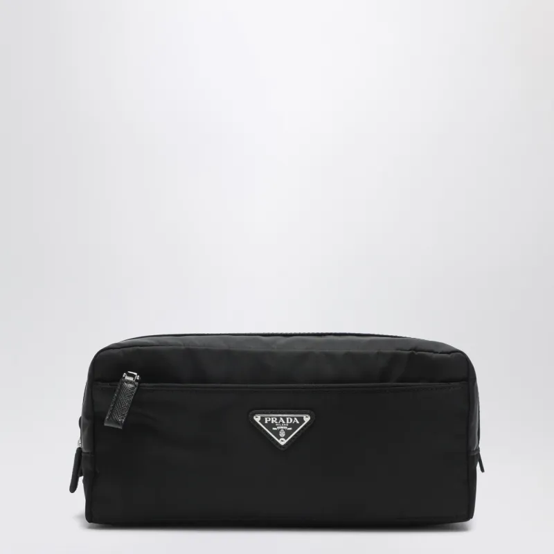 Black Nylon Beauty Case made by Prada