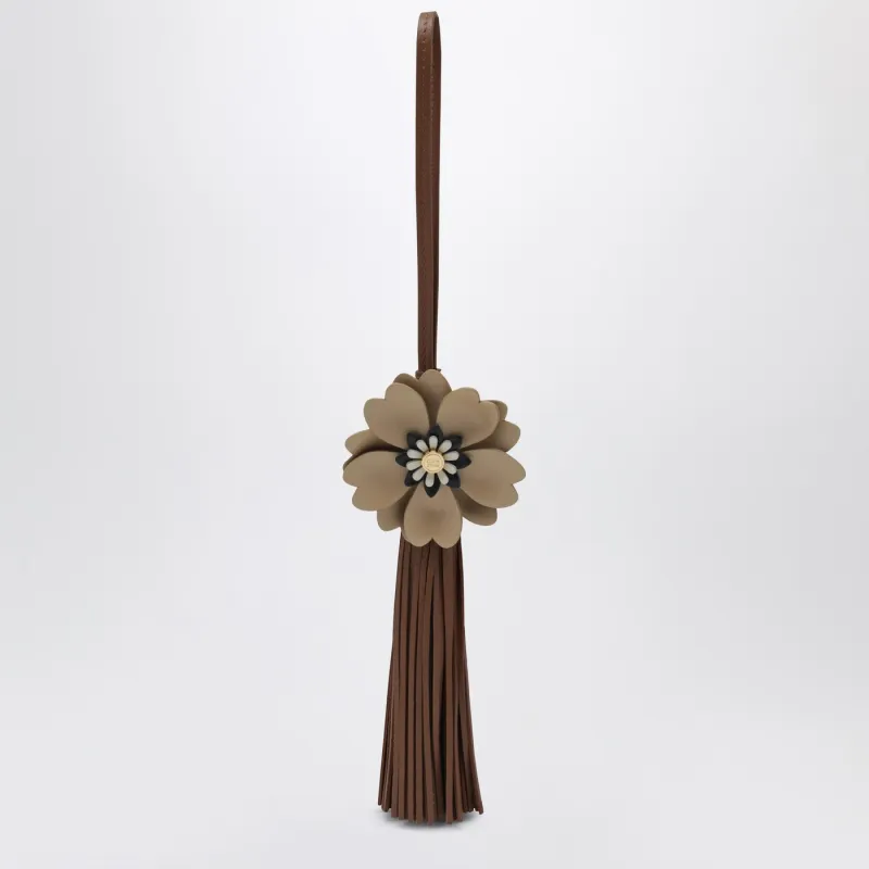 Cognac-Colored Nappa Trick With Flower Detail made by Miu Miu