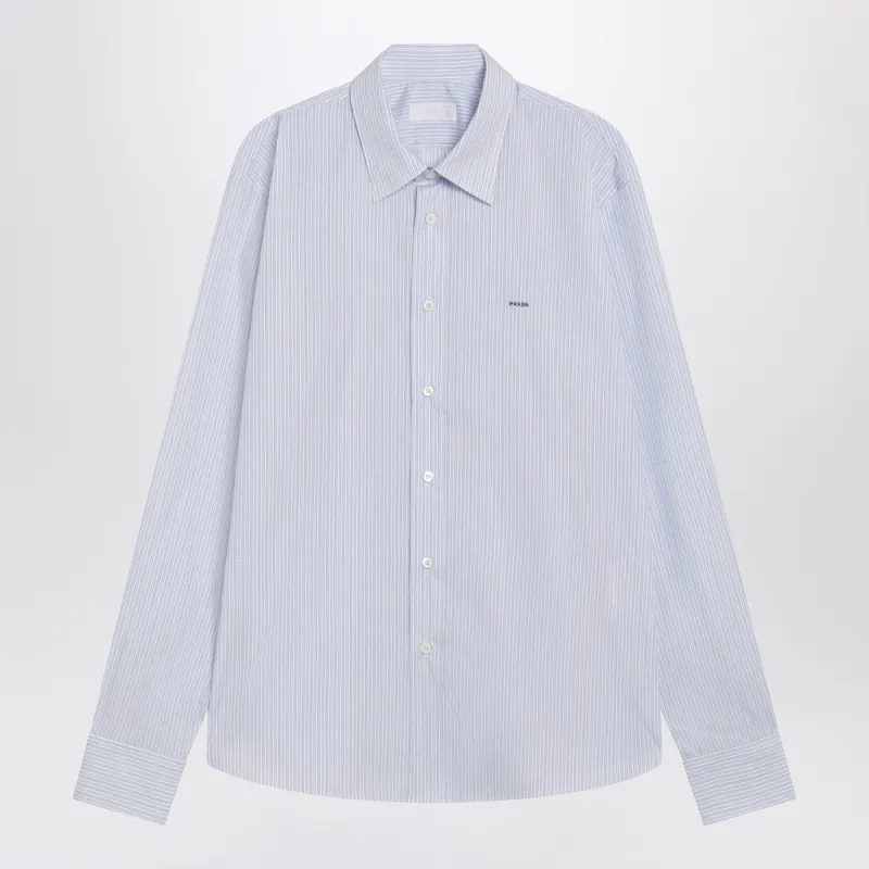 Striped Cotton Poplin Shirt made by Prada
