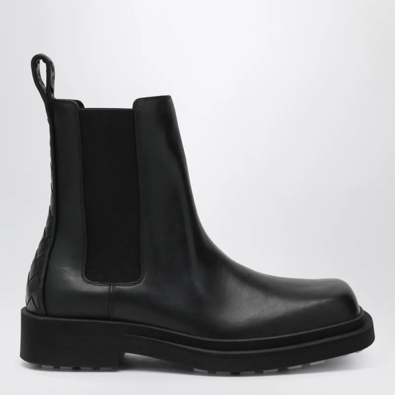 Chelsea Boots Ben In Black made by Bottega Veneta