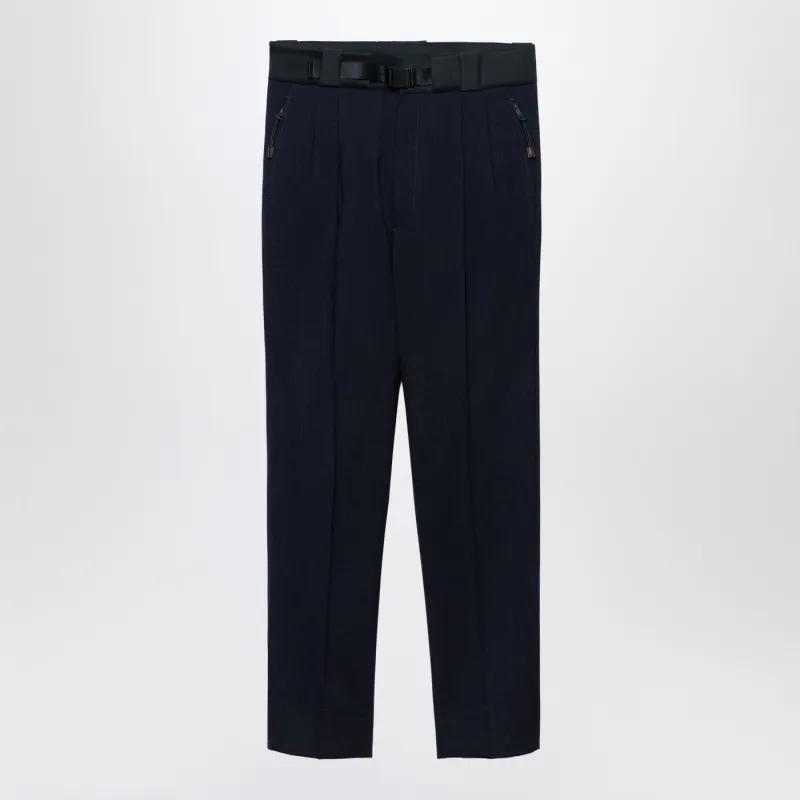 Wool Trousers With Technical Details made by Prada