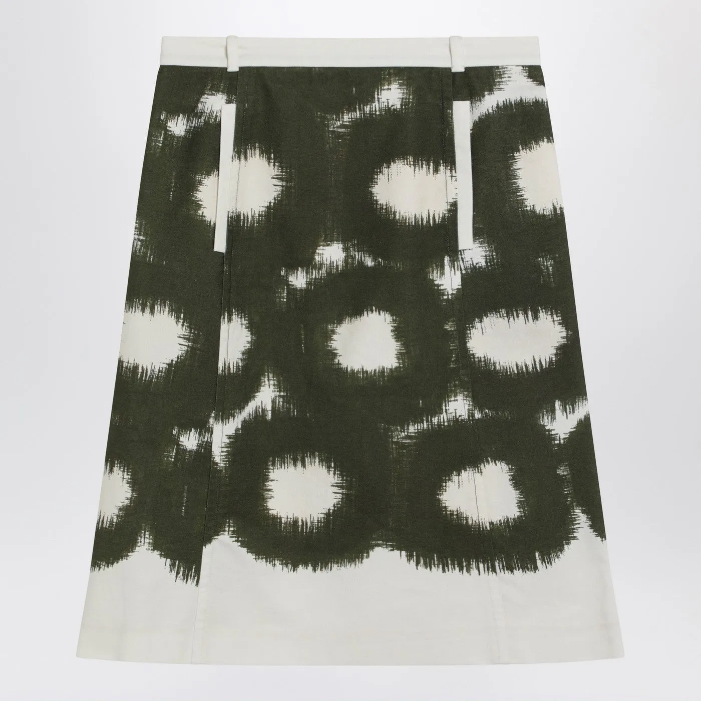 Cotton Skirt With Military Green Pattern sold by Wanan Luxury