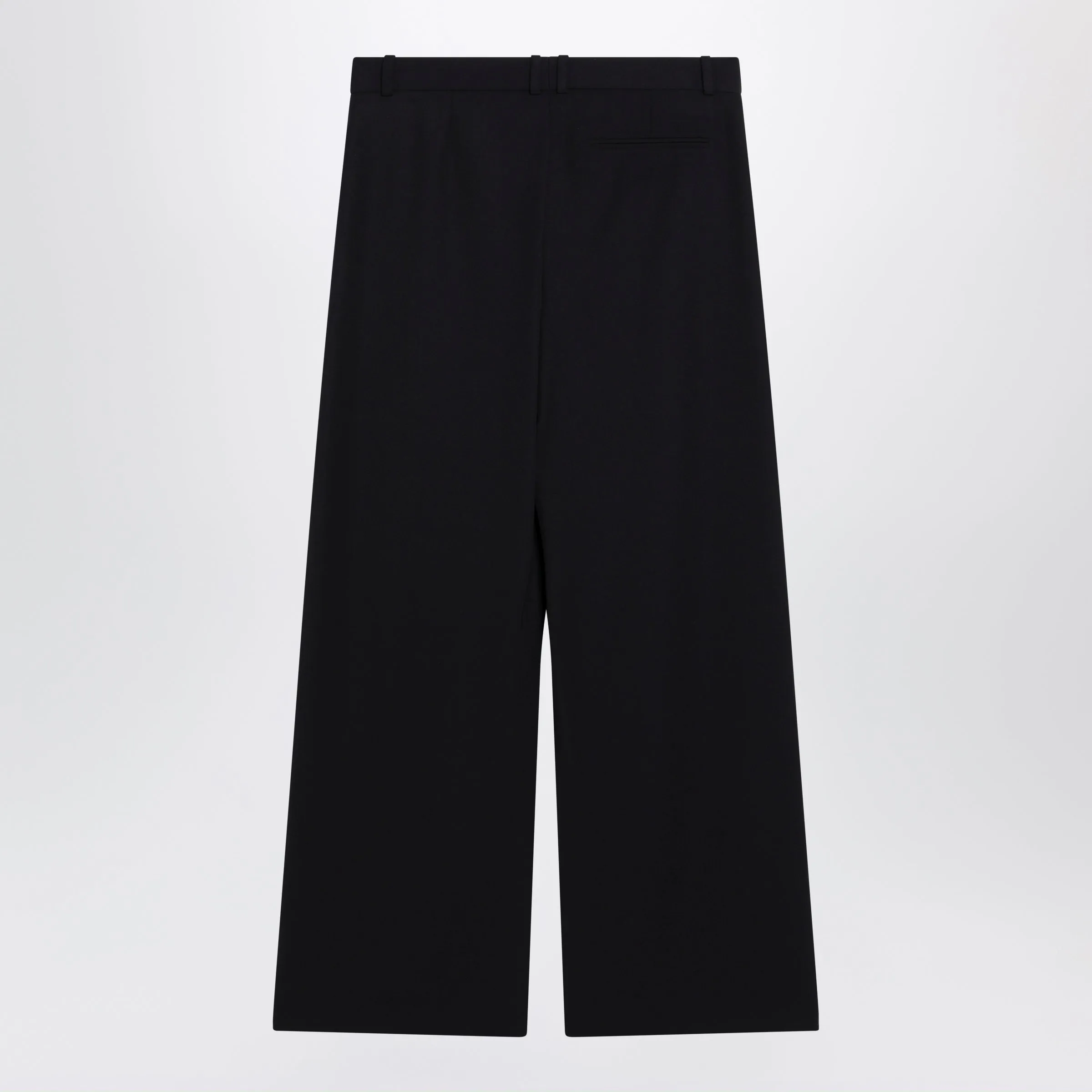Straight-Leg Low-Rise Wool Gabardine Pants In Dark Navy sold by Wanan Luxury product image thumbnail 2