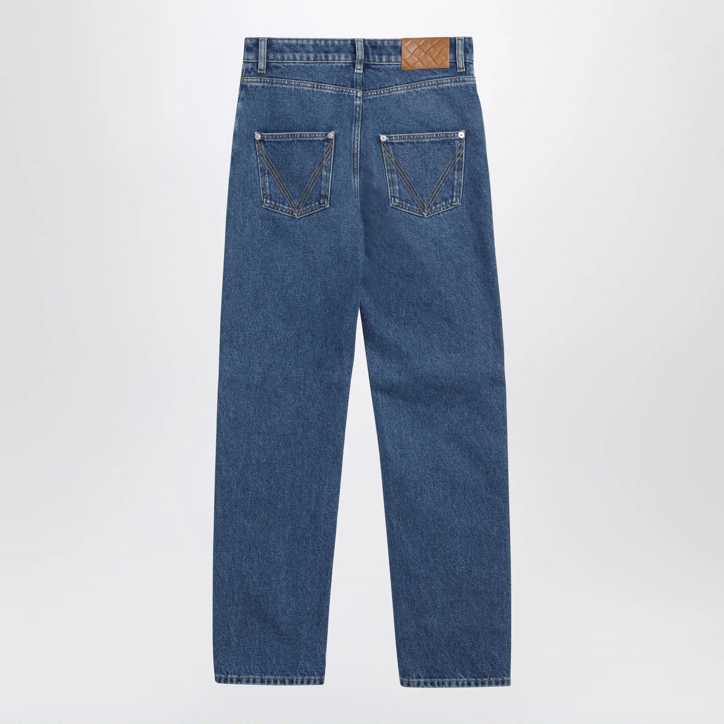 Straight-Leg Jeans In Medium Indigo Wash sold by Wanan Luxury product image thumbnail 2