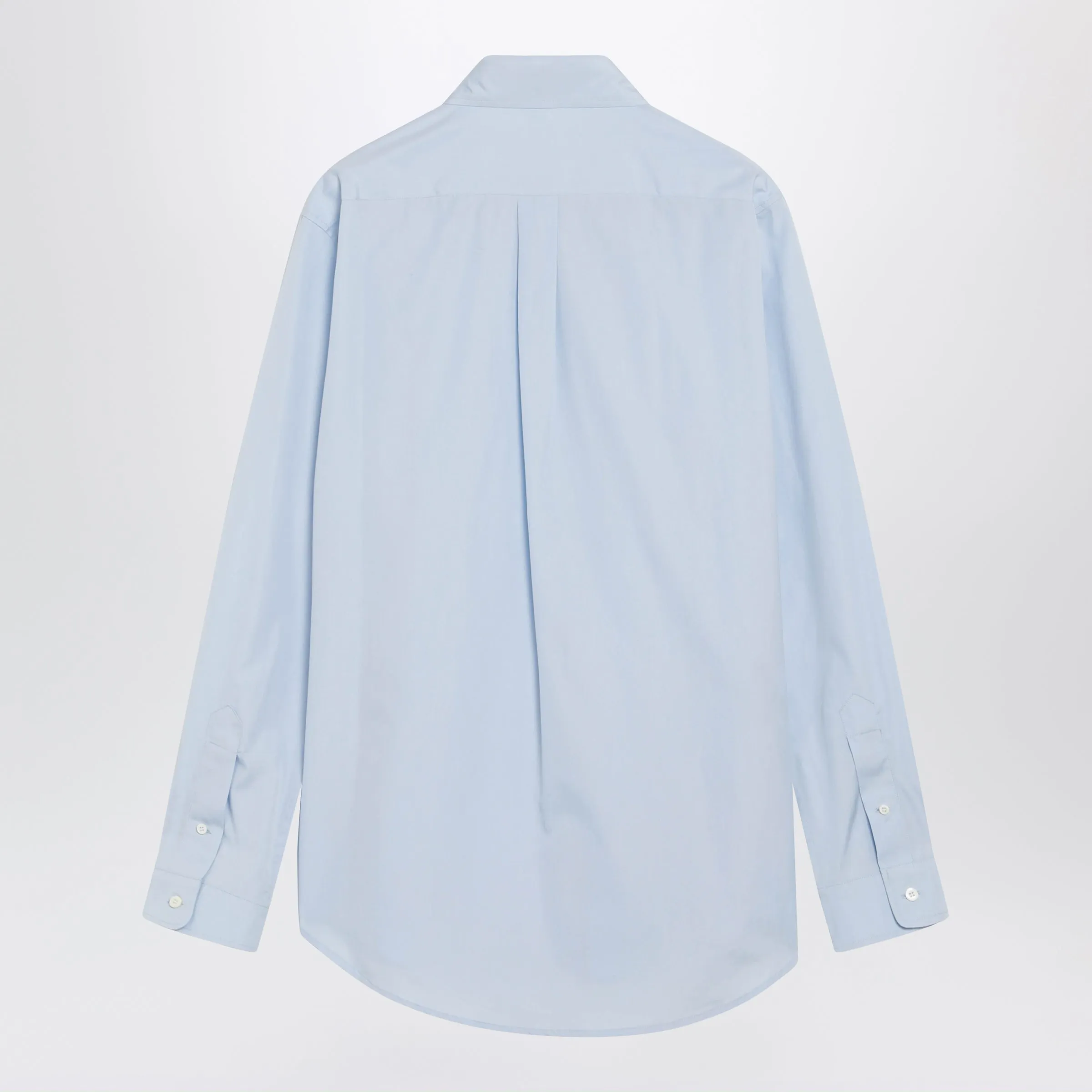 Light Blue Poplin Shirt sold by Wanan Luxury product image thumbnail 2