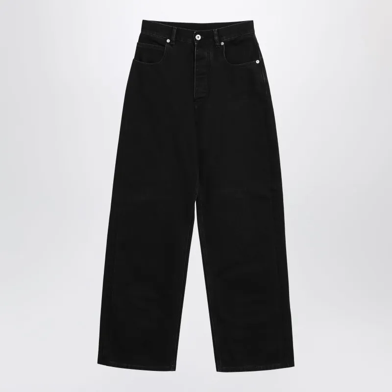 Wide-Leg Jeans In Faded Black made by Bottega Veneta