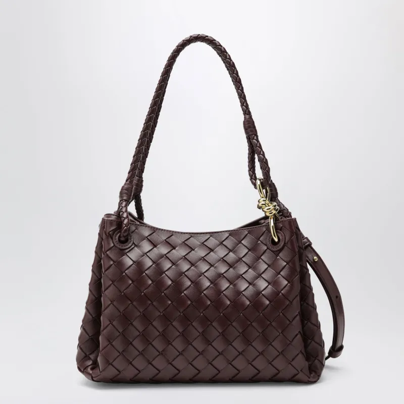 Medium Parachute Bag Deep Mahogany made by Bottega Veneta
