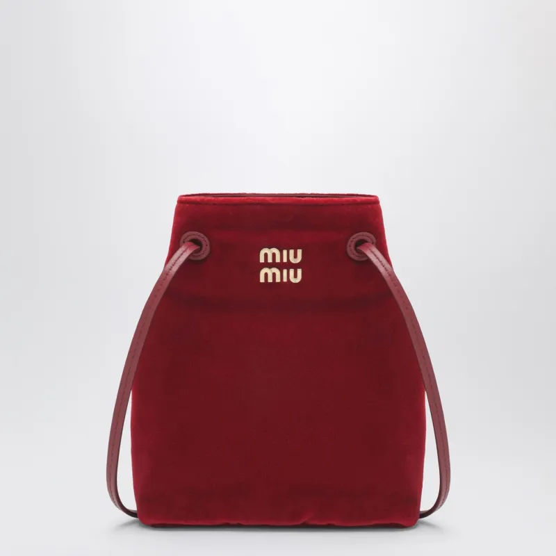 Red Velvet Pouch made by Miu Miu