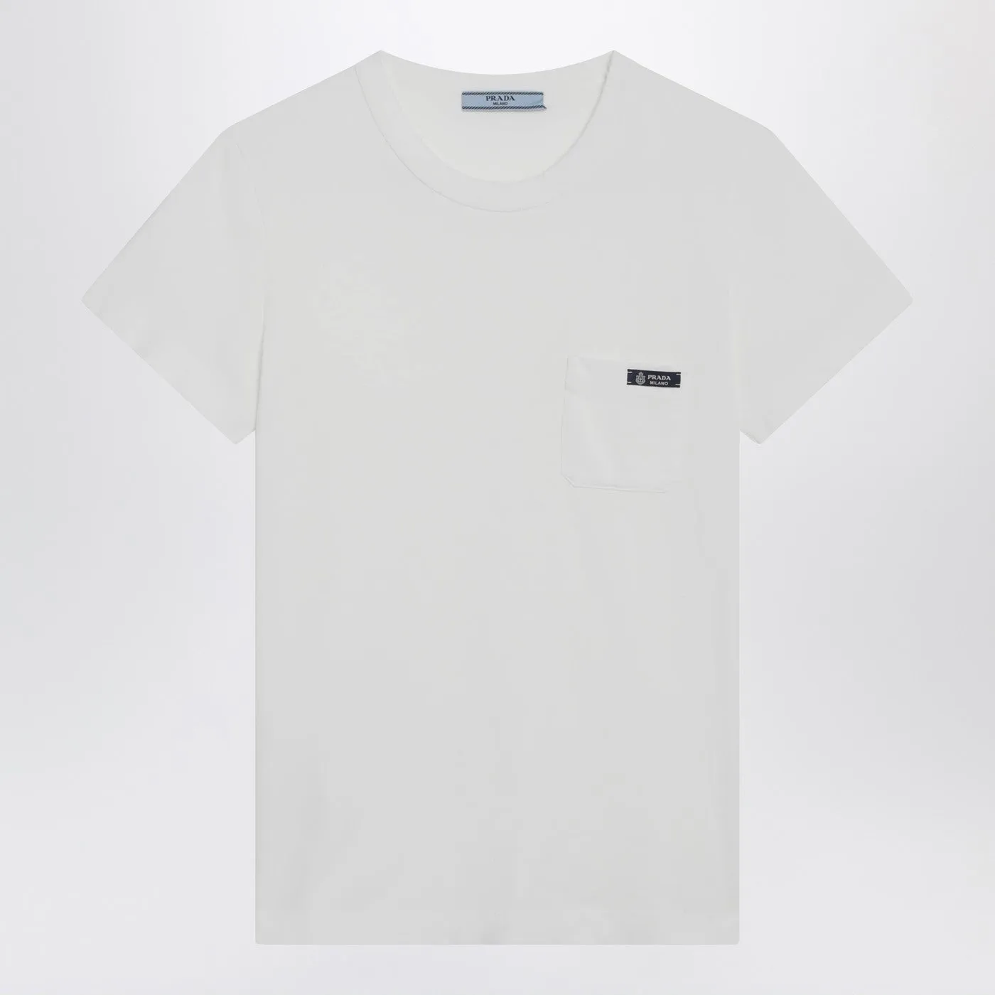 T-Shirt Girocollo Bianca In Cotone sold by Wanan Luxury