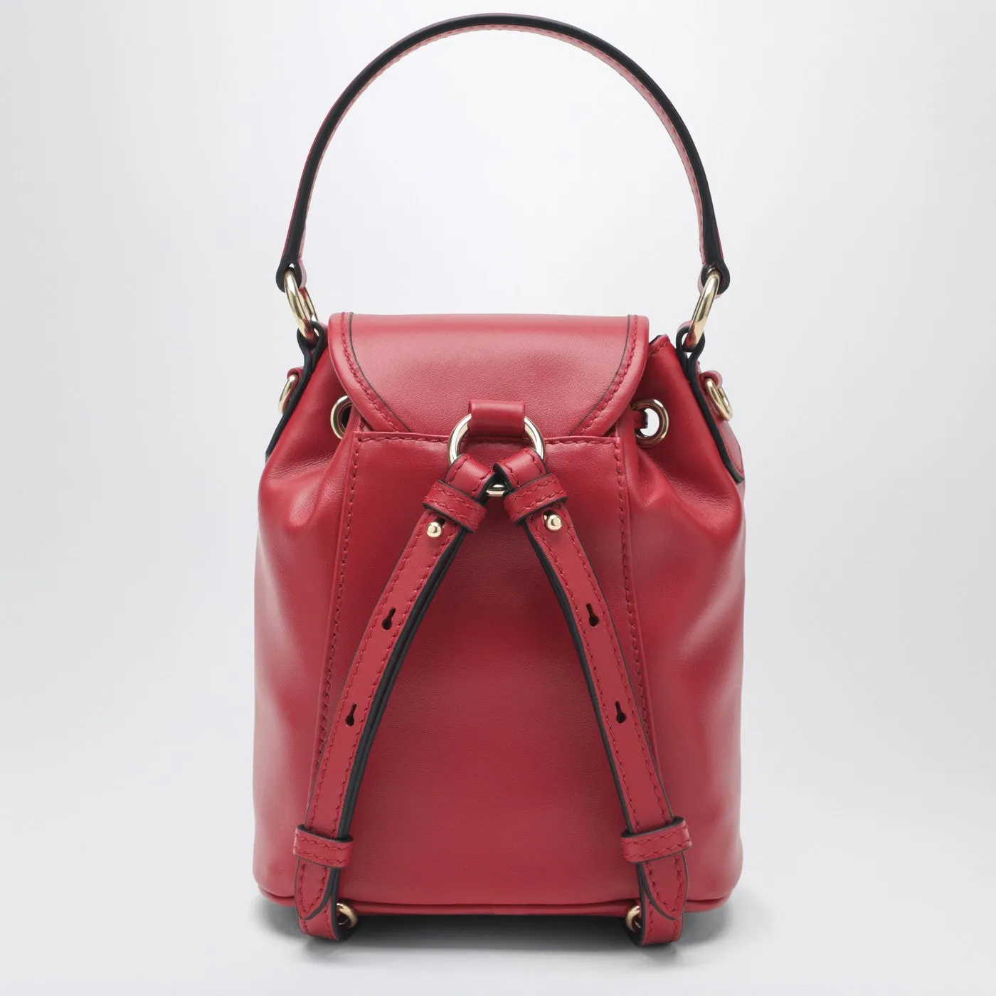 Small Red Leather Backpack sold by Wanan Luxury product image thumbnail 2