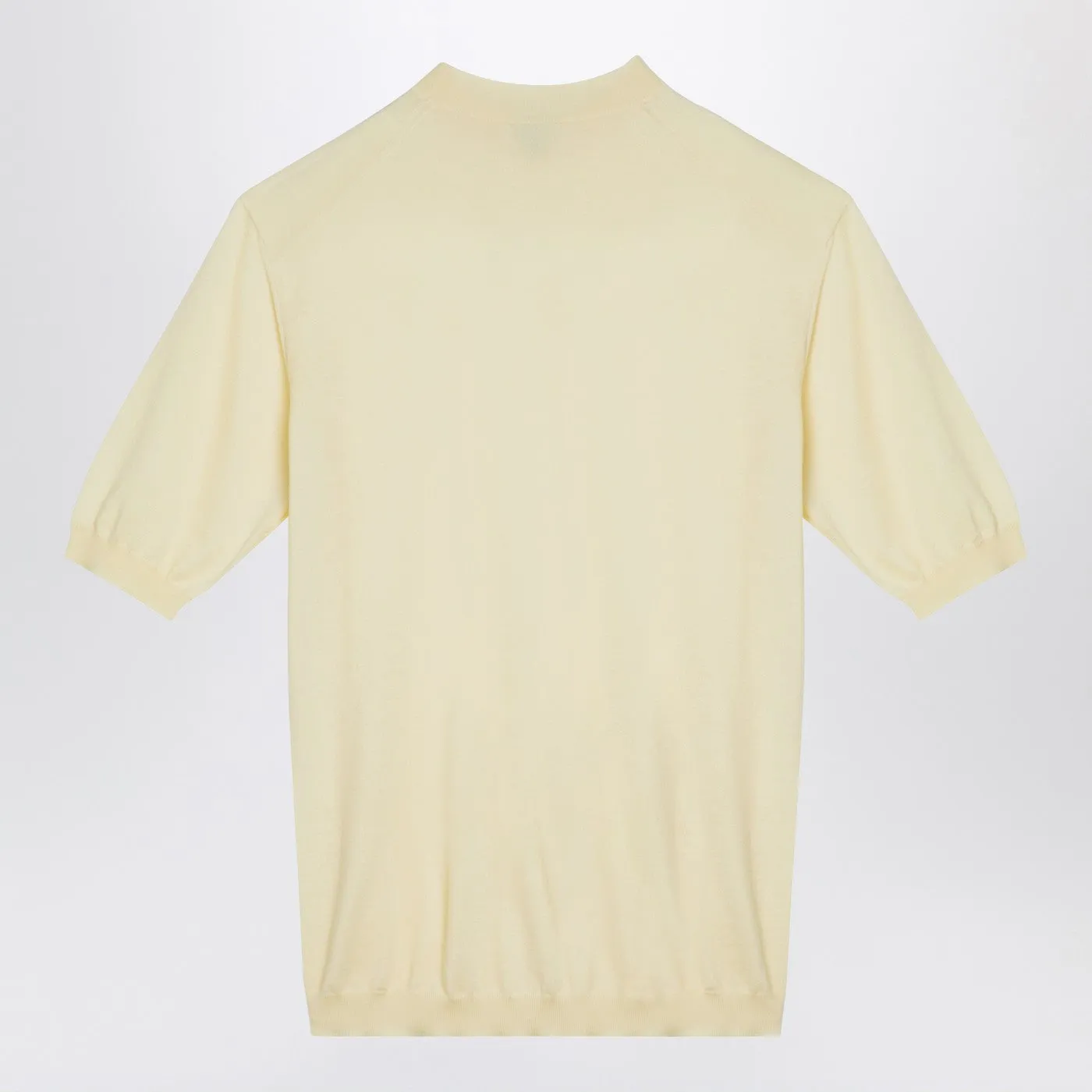 Light Yellow Cashmere Crew-Neck Sweater sold by Wanan Luxury product image thumbnail 2